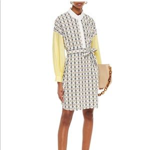 💛Maje Rocks printed cotton publin mini skirt dress